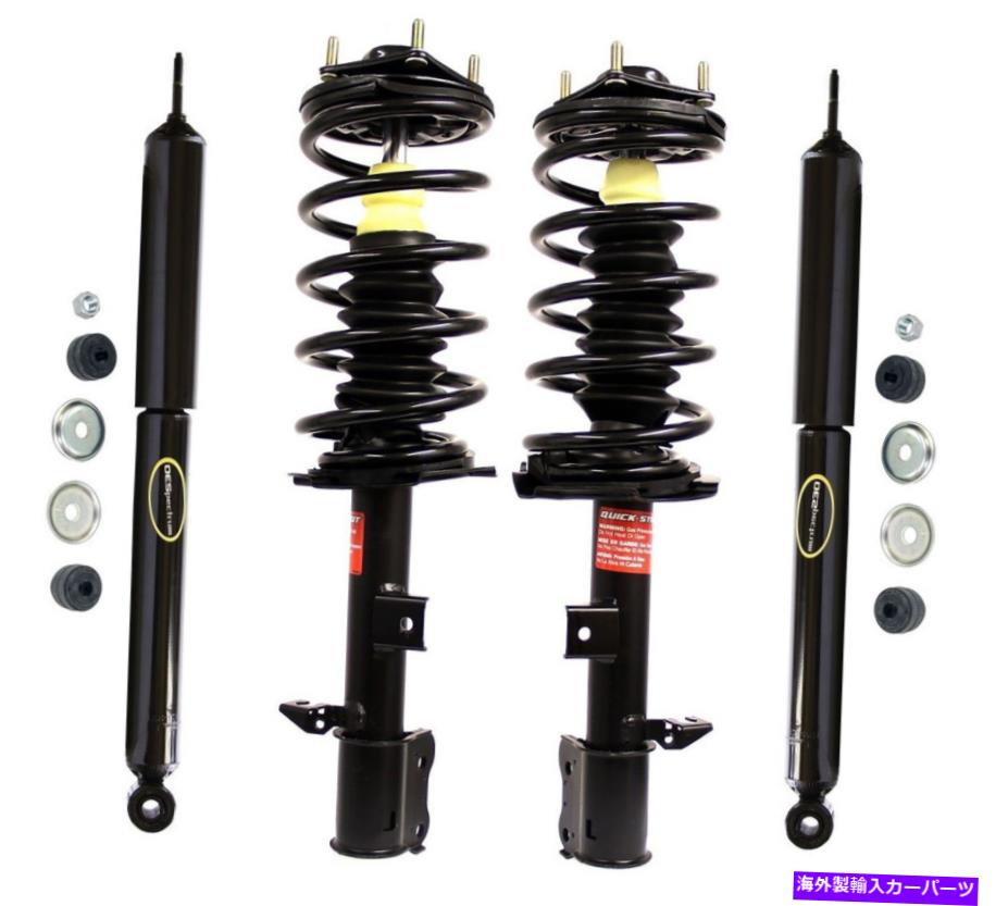 サスペンション 4PCS Monroe Front Strut Coil Springs & Rear Shock Absorbers Kit For Escape Tribute【並行輸入品】