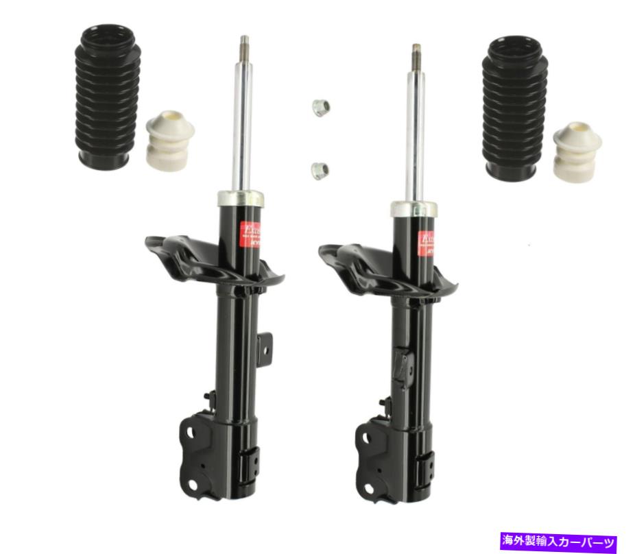 サスペンション ランチョクイックランチョクイックフロントフロント2つのつのとrs5000xリアショック適合04-15 KYB Front Suspension Struts & Bellows Kit For Mitsubishi Outlander XLS GT 07-11【並行輸入品】