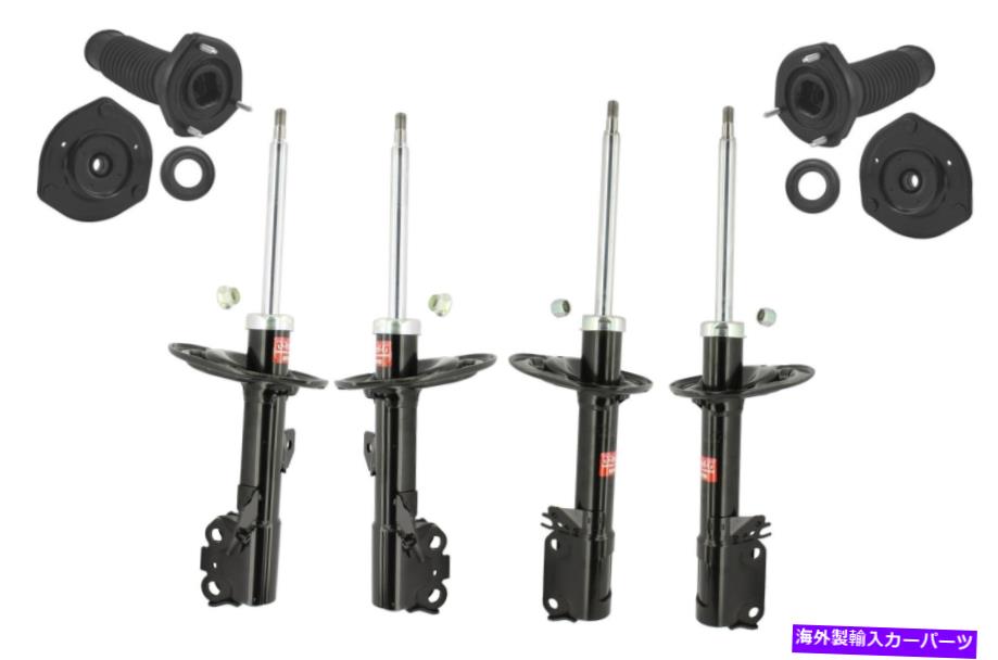 サスペンション ビュイックシボレー8pc用のの完全なロードれた KYB Front and Rear Suspension Struts and Mounts Kit For Lexus ES330 2004-2006【並行輸入品】
