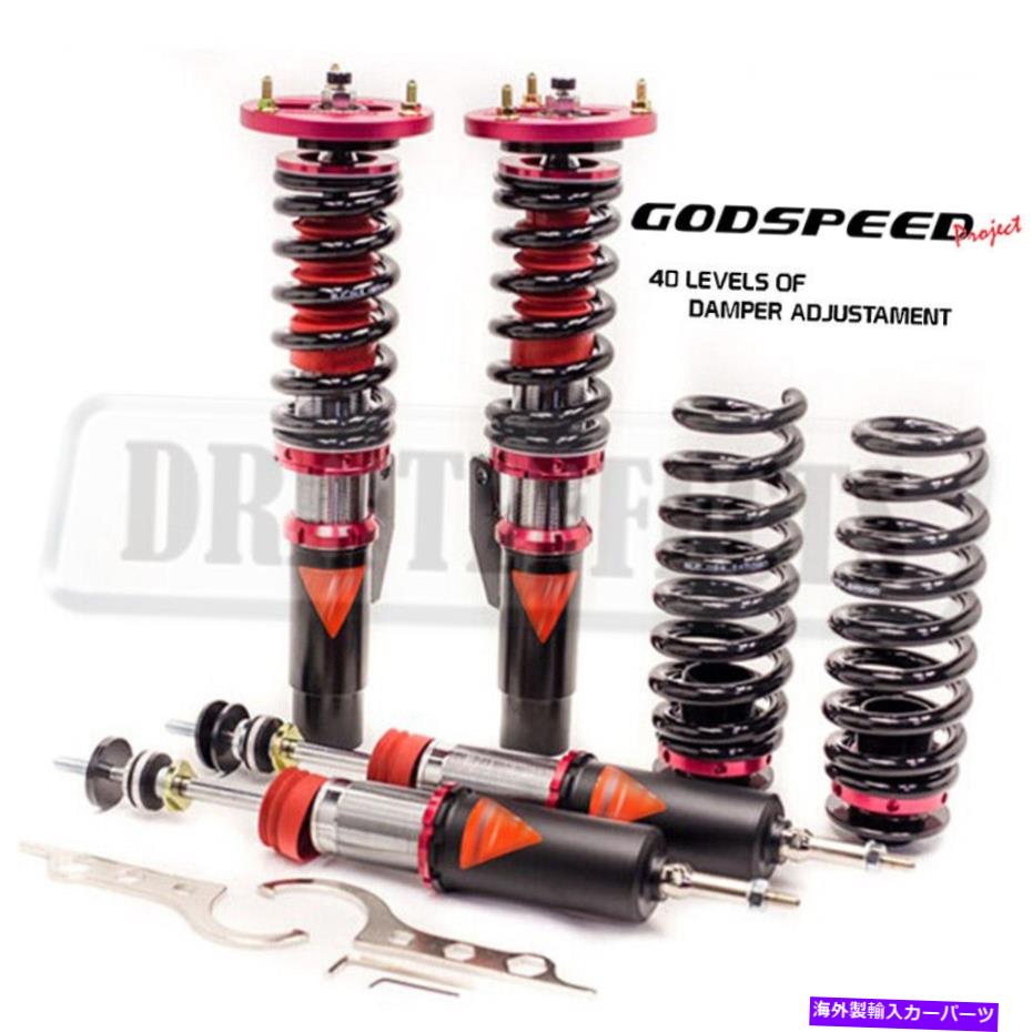 サスペンション 06-11 BMW E90 E91 E92 GODSPEED MAXX COILOVER CAMBER PLATE KITサスペンション For 06-11 BMW E90 E91 E92 Godspeed MAXX Coilover Camber Plate Kit Suspension【並行輸入品】