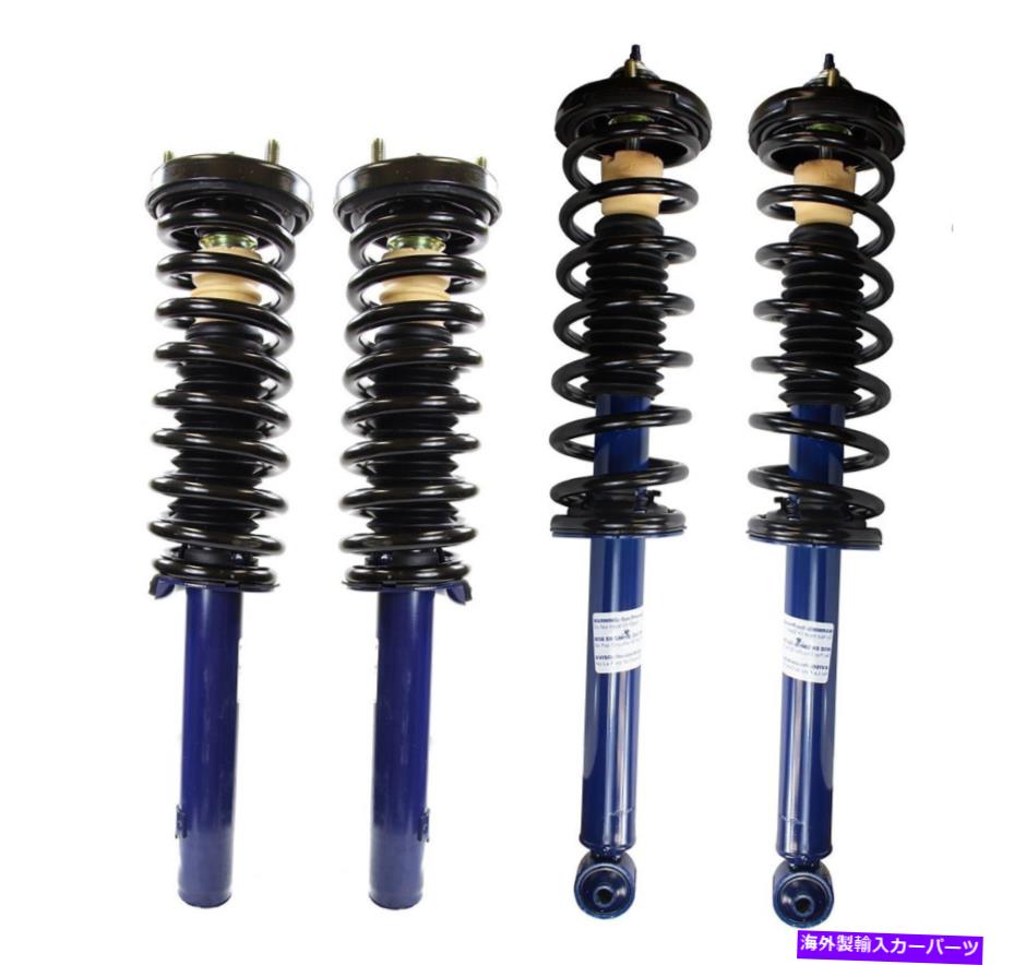 サスペンション 2003-2015 Monroe Econo-Matic Front and Rear Suspension Strut Kit For Honda Accord 2003-04【並行輸入品】