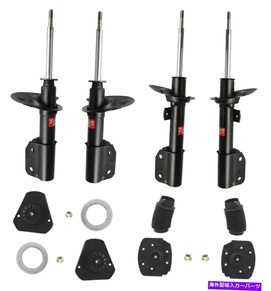 サスペンション モンローフロントリアストラットフロントリアコイル4pcsフィット97-03 KYB Front and Rear Suspension Struts and Mounts Kit For Chevy Monte Carlo 04-05【並行輸入品】 408,320円