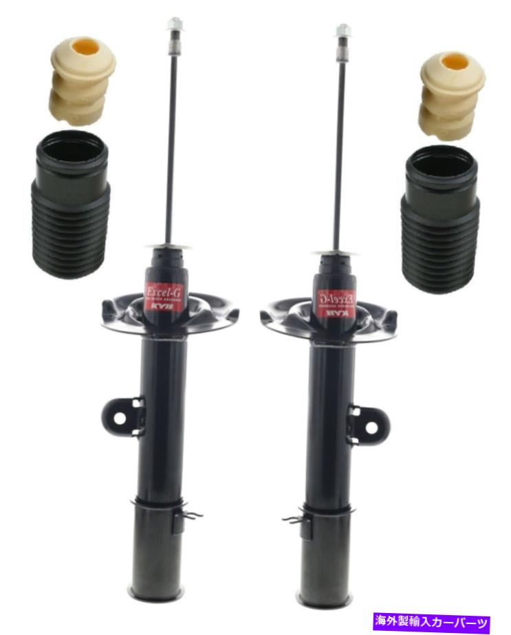 サスペンション ビルシュタインB6シリーズdamptronicフロントドライバー KYB Front Suspension Struts and Bellows Kit For Kia Sorento Hyundai Santa Fe【並行輸入品】