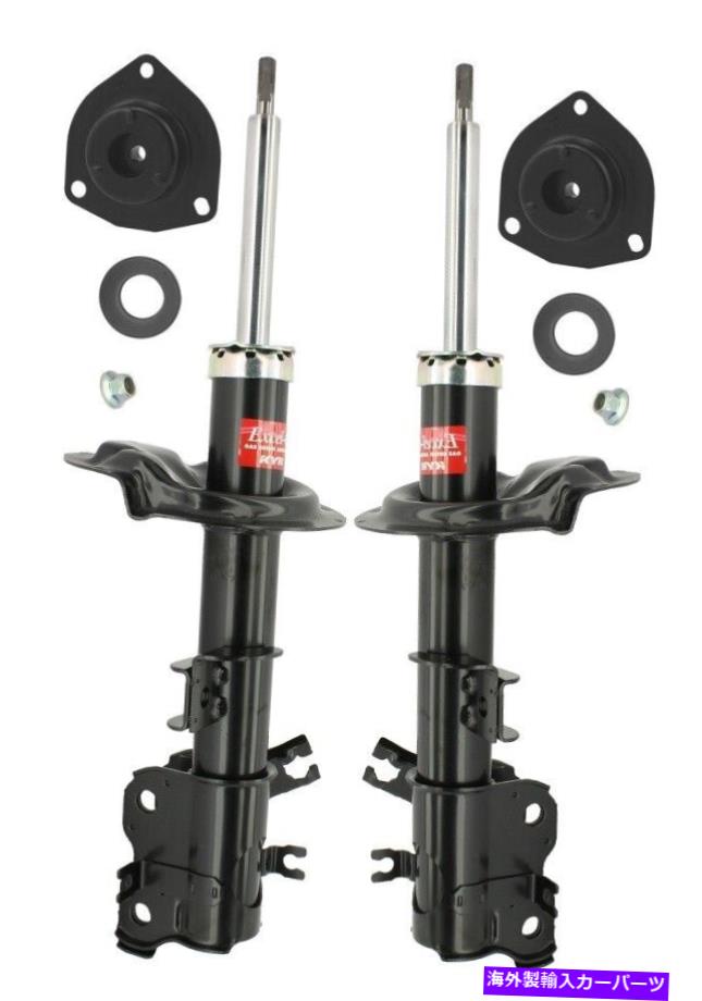 サスペンション エアリフトloadlifter 5000アルティメットプラスエアスプリングキット11-18ダッジラム1500 KYB Front Suspension Struts and Mounts Kit For Infiniti FX35 FX45 2003-2008【並行輸入品】