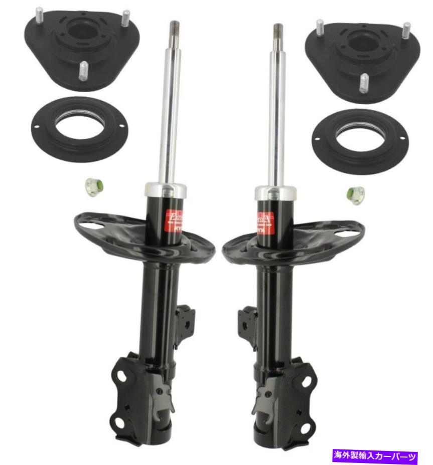 サスペンション サスペンションストラットストラットとスプリングキット-Sedan TRQ SCA57271 KYB Front Suspension Struts and Mounts Kit For Toyota RAV4 Sport 2006-2012【並行輸入品】