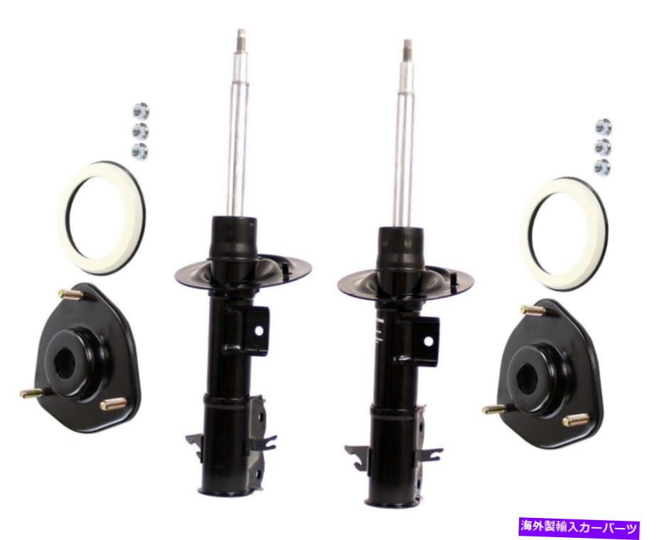 サスペンション Firestone 2809 Monroe OESpectrum Front Suspension Strut & Mounts Kit for Volvo S40 V40 00-04【並行輸入品】