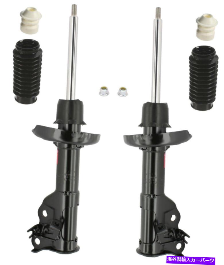 サスペンション エアエアサスペンションTRQ PAA81152 KYB Front Suspension Struts & Bellows Kit For Honda Civic LX-S EX DX DX-G Sedan【並行輸入品】
