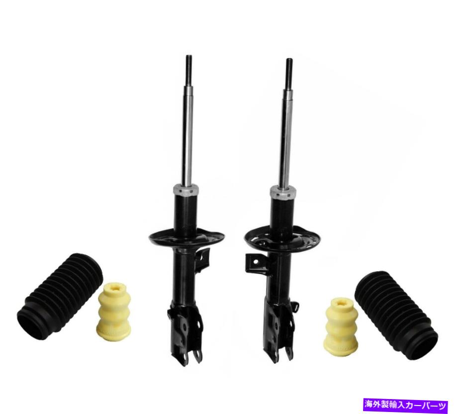 サスペンション マツダ6 2003-2008 FCS 2335527r Monroe Front Left and Right Struts & Boot Kits For Honda Fit 2007-2008【並行輸入品】