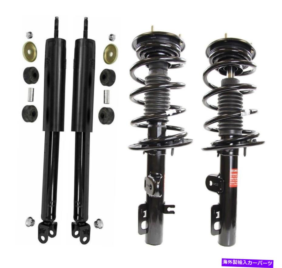 サスペンション メルセデスc30015-16 Monroe Front Strut Coil Springs & Rear Shock Absorbers Kit For Taurus 2010-12【並行輸入品】