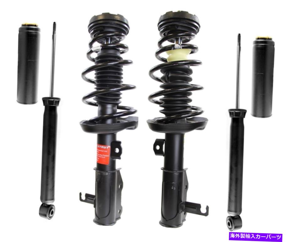サスペンション Steinjager J0010496 Monroe Front Strut Coil Springs Rear Shock Absorbers Kit For Regal L4 11-15 FWD【並行輸入品】
