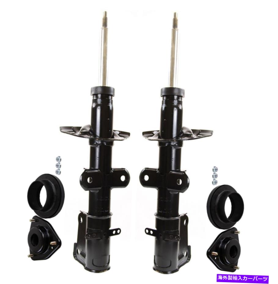 サスペンション 06-14の / 06-15 Monroe Front Left and Right Struts & Mounting Kits For Ram C/V 2012-2015【並行輸入品】
