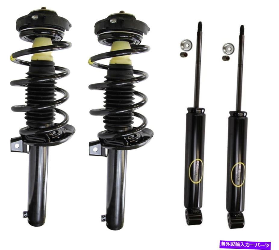 サスペンション サスペンションサスペンションアセンブリストラット適合2011年Saab 9-4x acdelco gmオリジナル機器 Monroe Front Struts Coil Springs & Rear Shocks Kit For Volkswagen Beetle 12-13【並行輸入品】
