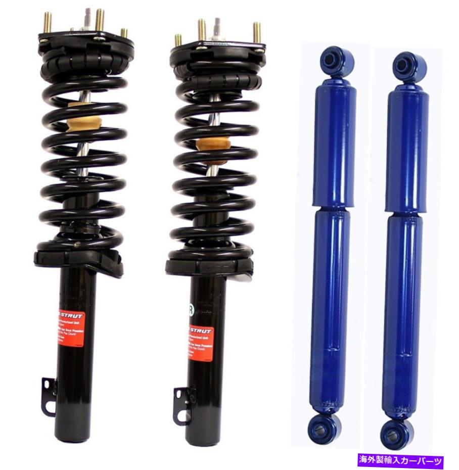 サスペンション フロントサスペンションストラットストラットコイル2007-2010キャデラックエスカレードext-949- Monroe Front Strut Coil Springs Rear Shock Absorbers Kit For Jeep Grand Cherokee【並行輸入品】