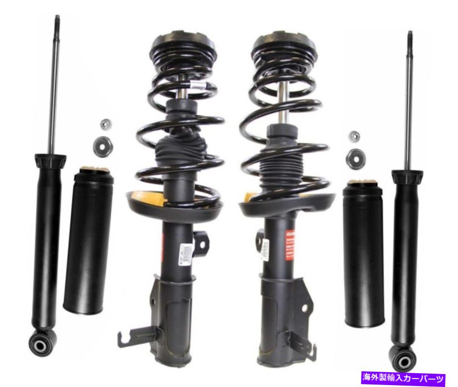 サスペンション シボレーカマロ82-92 Monroe Front Strut Coil Springs Rear Shock Absorbers Kit For LaCrosse FWD 11-13【並行輸入品】