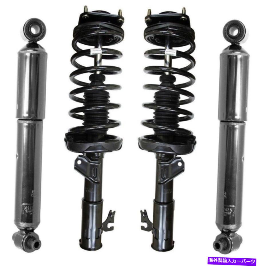 サスペンション ホワイトラインBHK007 -車車キット Monroe Front Strut Coil Springs Rear Shock Absorbers Kit For Mazda MPV FWD 00-06【並行輸入品】