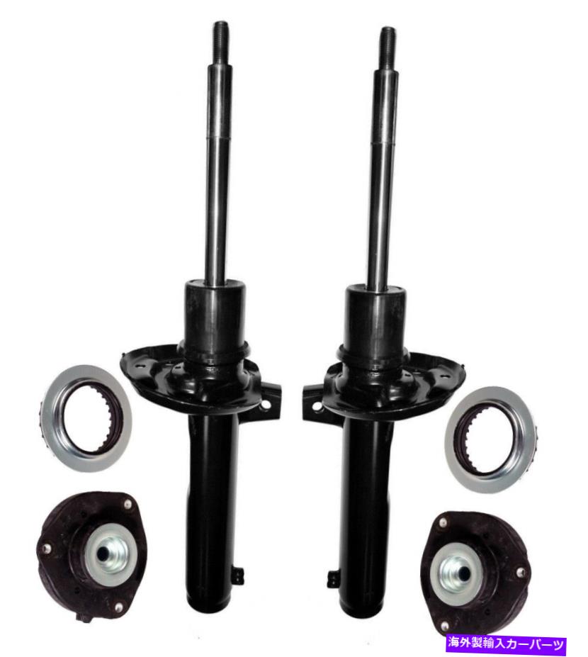 サスペンション サスペンションFWDTRQ SCA67080 Monroe Front Left and Right Struts & Mounting Kits For VW Bora 2006-2010 Mexico【並行輸入品】