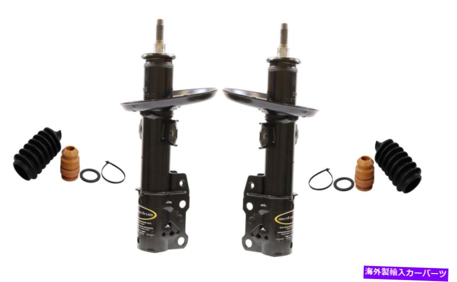 サスペンション エアリフト89388 Monroe Front Left & Right Struts & Boot Kits For Saturn Ion 1 2 3 2003-2007【並行輸入品】