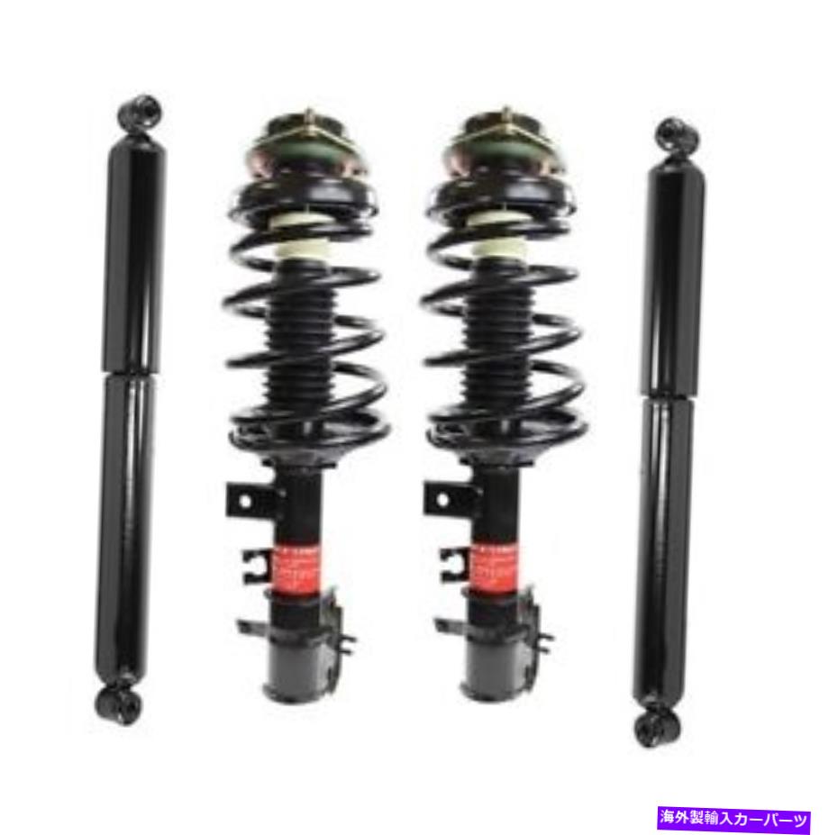 サスペンション 65-04フォード/gmc/ダッジロードダッジロード5000アルティアルティ89215のエアリフト Monroe Front Strut Coil Springs Rear Shock Absorbers Kit For QX4 Pathfinder 4WD【並行輸入品】