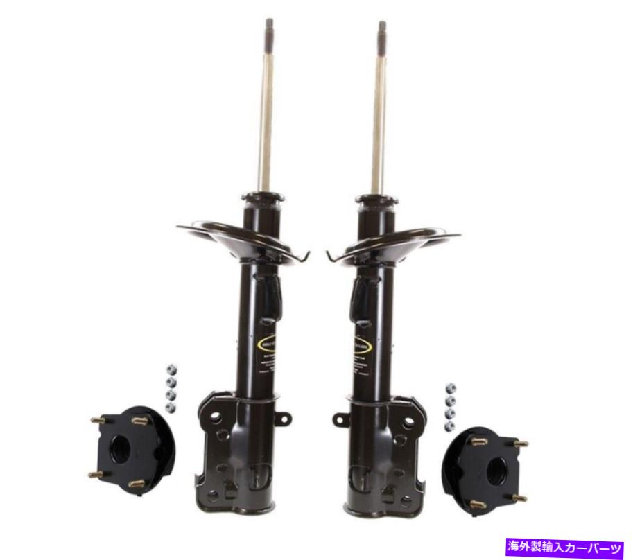 サスペンション シボレーカマロ82-92 Monroe Front Left & Right Struts & Mounting Kits For Ford Mustang GT Base 11-14【並行輸入品】