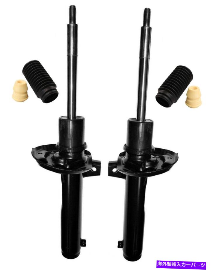サスペンション 2019 RAM用のloadlifter5000ultimate plus w/ stainless Steel Air Line Monroe Front Left & Right Struts & Boot Kits For Volkswagen Jetta Golf Passat CC【並行輸入品】