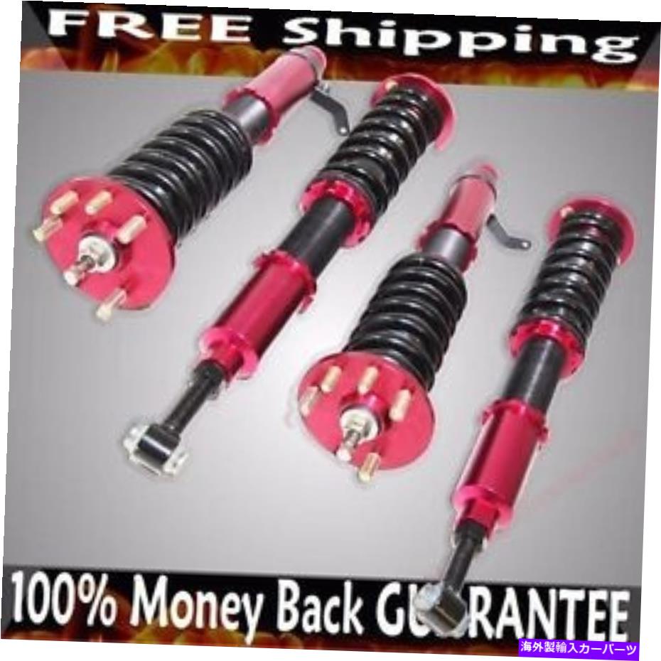 サスペンション Hiro Performance Coiloversサスペンションダワーダワー20+トヨタコロラクロスXG10 Coilover Suspension RED ADJ Dampening fit 04-08 Acura TSX 03-07 Accord【並行輸入品】 217,745円