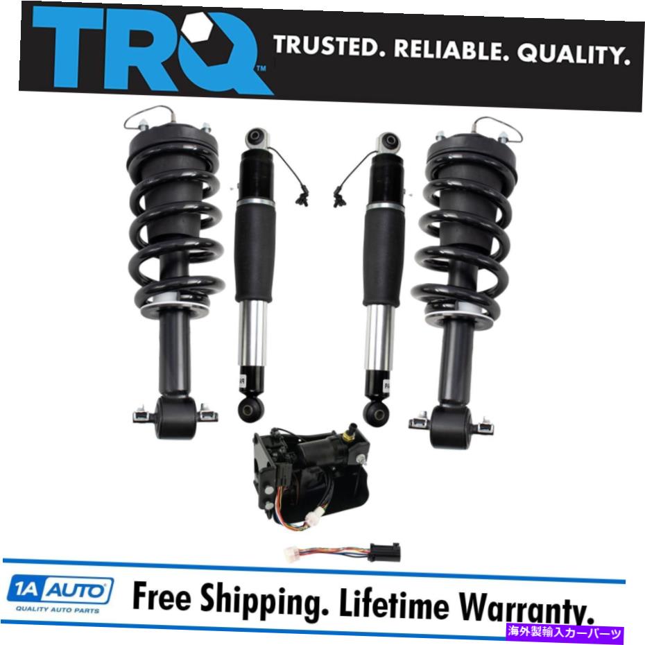 サスペンション シボレーシボレー1500用用のフロントローターブレーキパッドサスペンションキット15pc） TRQ Air Shocks & Compressor Fits 15-19 Chevrolet Suburban Tahoe Yukon Escalade【並行輸入品】｜Us Custom Parts Shop USDM