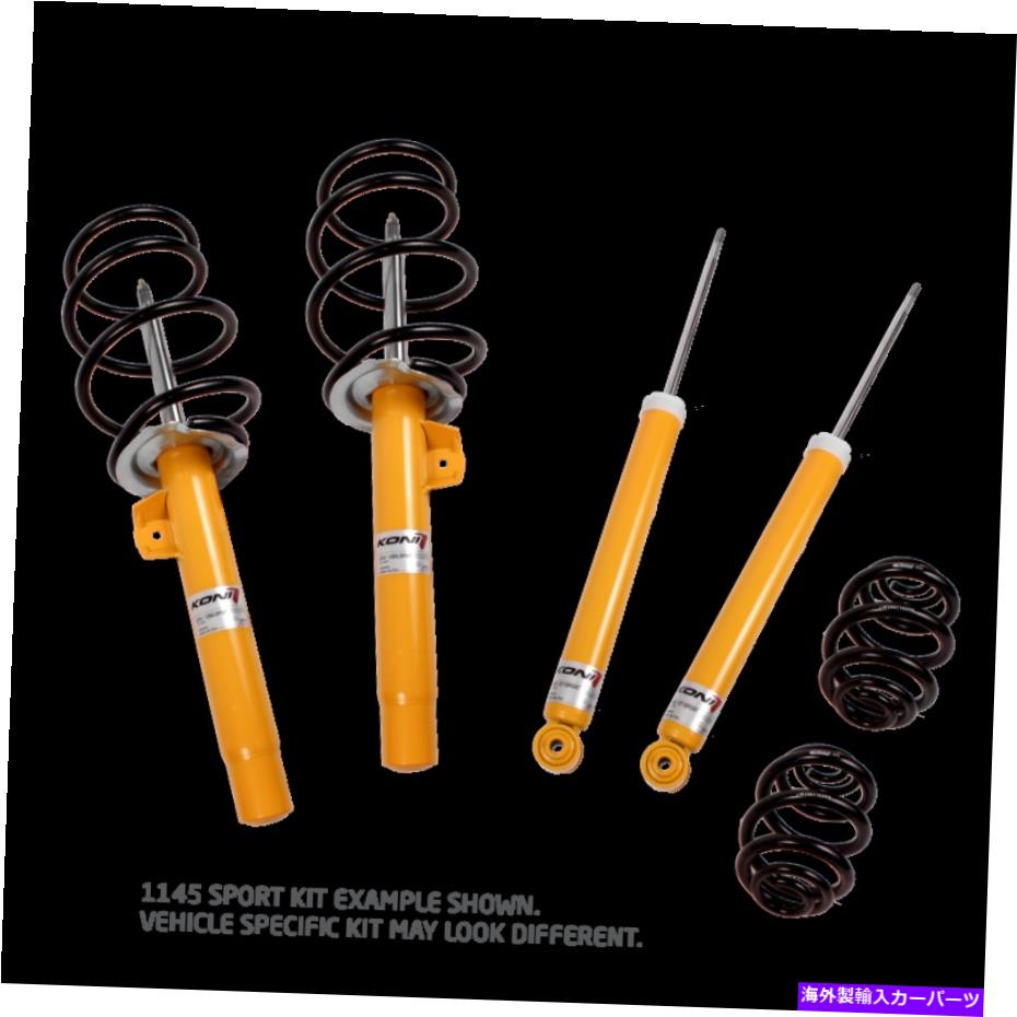 サスペンション WRX 15-18 Godspeed Maxx 1145 KONI Sport/Eibach Kit- 4 Sport (yellow) dampers, 4 Eibach lowering springs【並行輸入品】