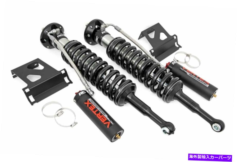 サスペンション エアサスペンションサスペンションニューリアa-2725 Rough Country 6" Vertex Adjustable Coilovers for 2007-2021 Tundra - 689013【並行輸入品】|Us Custom Parts Shop USDM