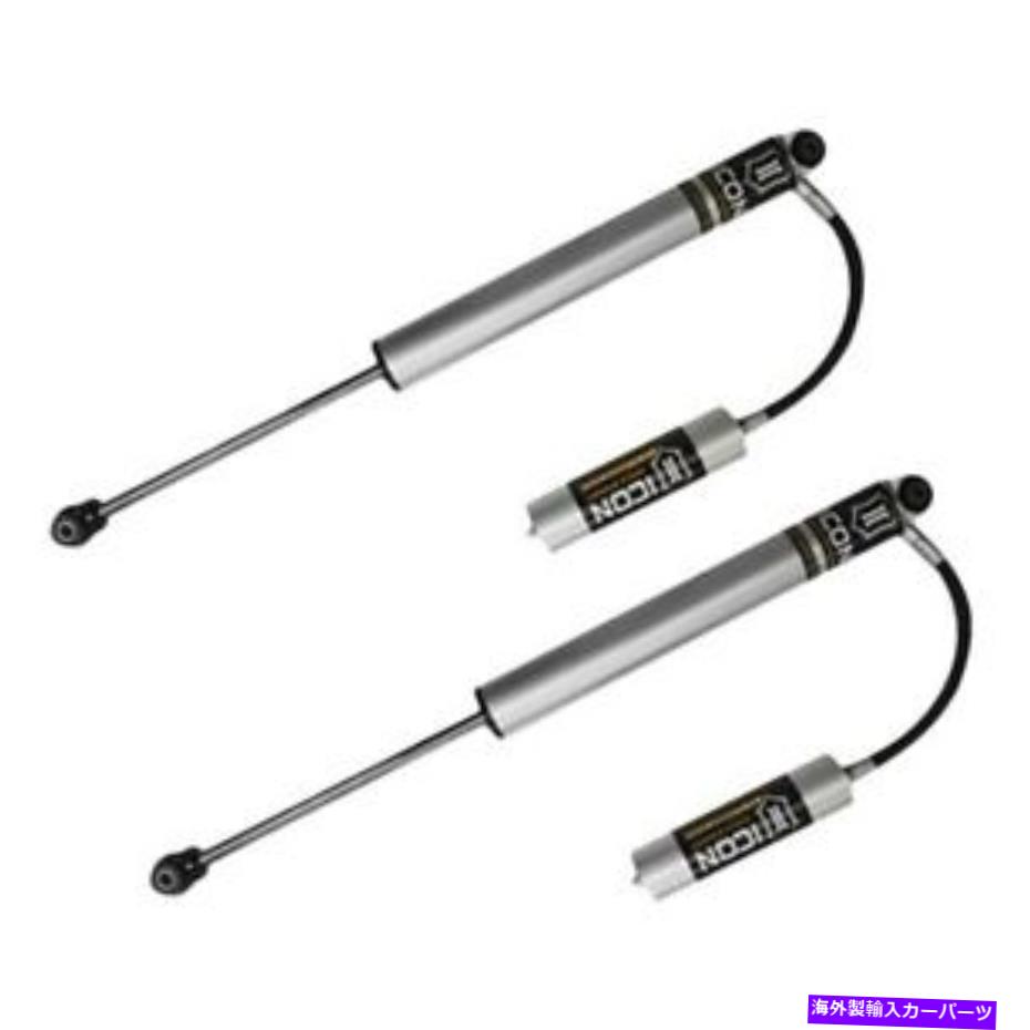 サスペンション トヨタツンドラ07-19ショックアブソーバーアイコンV.S. 2.5シリーズリアモノチューブ For Toyota Tundra 07-19 Shock Absorbers ICON V.S. 2.5 Series Rear Monotube【並行輸入品】