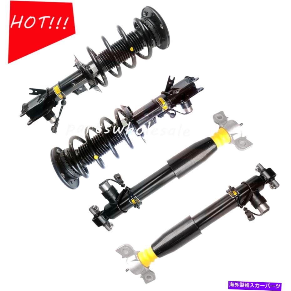サスペンション フルセットフロント＆リアショックストラットアッセイリンカーンMKZ電気ガスDOHC 2013- Full Set Front & Rear Shock Struts Assys For Lincoln MKZ Electric GAS DOHC 2013-【並行輸入品】