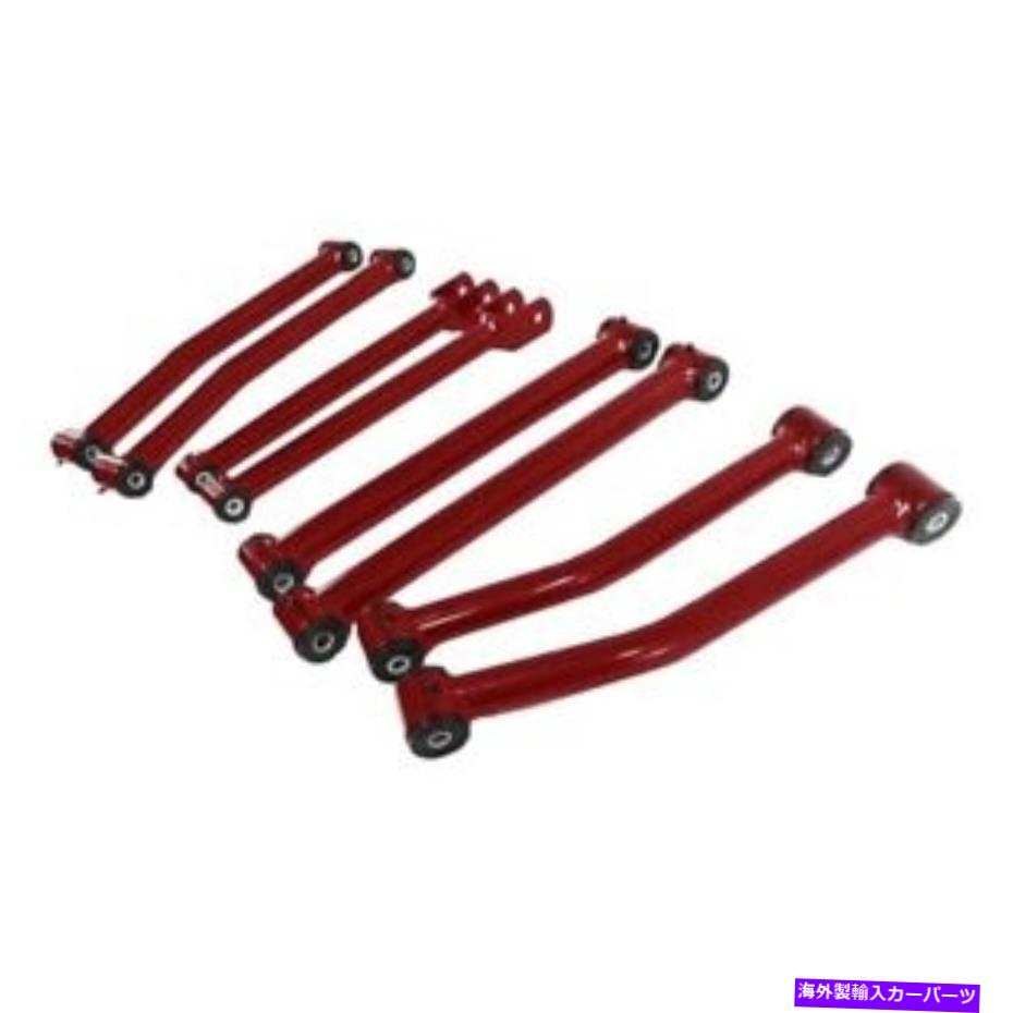 サスペンション Jeep Wrangler JK 2018 Steinjager J0049096フロント＆リアコントロールアームキット用 For Jeep Wrangler JK 2018 Steinjager J0049096 Front & Rear Control Arm Kit【並行輸入品】