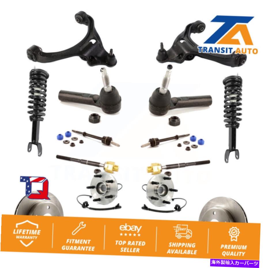 サスペンション エアリフト89396 LoadLifter 5000 Ultimate Plus Front Rotors Brake Pad Bearing Suspension Kit (15Pc) For Dodge Dakota Mitsubishi【並行輸入品】