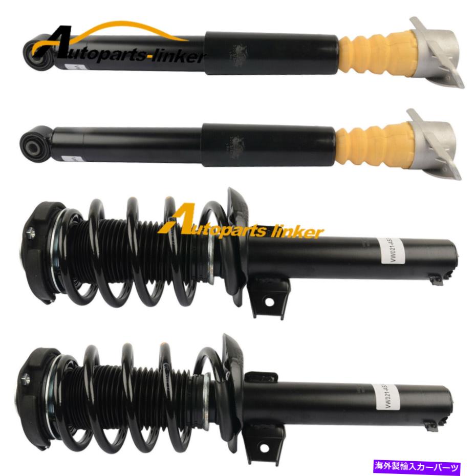 サスペンション エアリフト88341 LoadLifter 5000内部ジャウンセバンパー付きUltimate; Full Kit For Audi TT TTS TTRS FWD Front& Rear Shock Struts Magnetic Ride【並行輸入品】