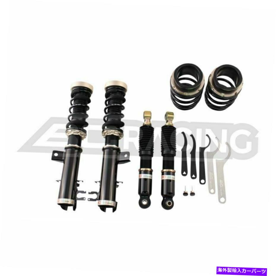 サスペンション ポルシェ911 GT3 H6.3800CCクーペRWD2014-2016 For 10-16 Fiat 500 | BC Racing BR Series 30 Way Adjustable Suspension Coilovers【並行輸入品】