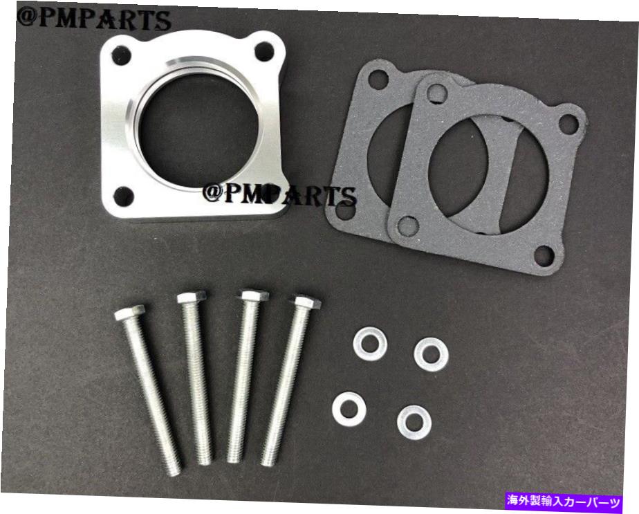 Throttle Body 91-99 Mitsubishi 3000GT 3.0L 6G72/ 00-04 ECLIPSEのシルバースロットルボディスペーサー Silver Throttle Body Spacer for 91-99 Mitsubishi 3000GT 3.0L 6G72/ 00-04 Eclipse【並行輸入品】