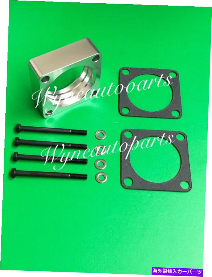Throttle Body シルバーフィット05-08トヨタカローラ、マトリックス1.8L 1zz /05-06バイブスロットルボディスペーサー Silver fit 05-08 Toyota Corolla, Matrix 1.8L 1ZZ /05-06 Vibe Throtle Body Spacer【並行輸入品】