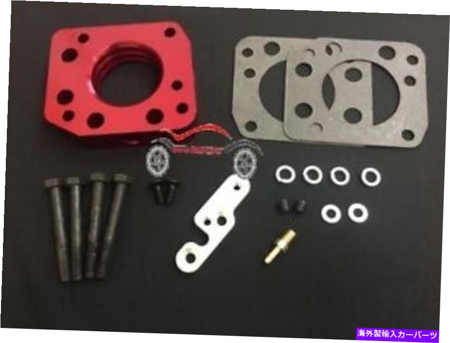 Throttle Body レッドスロットルボディスペーサーフィット93-00ホンダシビックSOHC VTEC NONVTEC 1.5L 1.6L Red Throttle Body Spacer Fit 93-00 Honda Civic SOHC VTEC Non-VTEC 1.5L 1.6L【並行輸入品】 41,470円