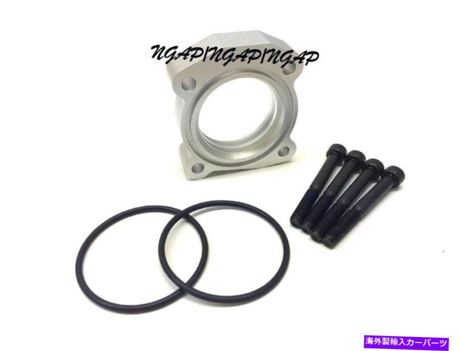 Throttle Body 05-12 SCION TC＆08-11 SCION XB 2.4Lのシルバーボルテックスフロースロットルボディスペーサー Silver Vortex Flow Throttle Body Spacer For 05-12 SCION tC & 08-11 SCION xB 2.4L【並行輸入品】
