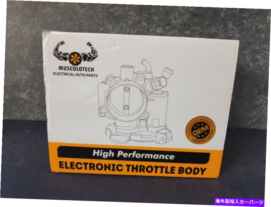 Throttle Body Muscolotech電子スロットルボディシボレーキャデラック-55562270-新しいボックスイン Muscolotech Electronic Throttle Body Chevrolet Cadillac - 55562270 - New in Box【並行輸入品】