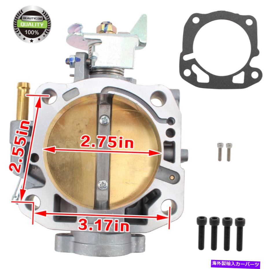 Throttle Body ホンダB/D/H/Fシリーズ309-05-1050用の新しいスロットルボディ70mmアルファシリーズ New Throttle Body 70mm Alpha Series For Honda B/D/H/F Series 309-05-1050【並行輸入品】