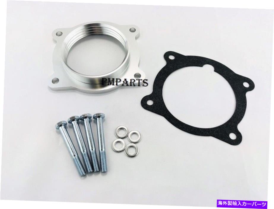 Throttle Body シルバービレットスロットルボディスペーサーフィットGMCアカディアシェブマリブトラバース3.6L Silver Billet Throttle Body Spacer fit GMC Acadia Chevy Malibu Traverse 3.6L【並行輸入品】