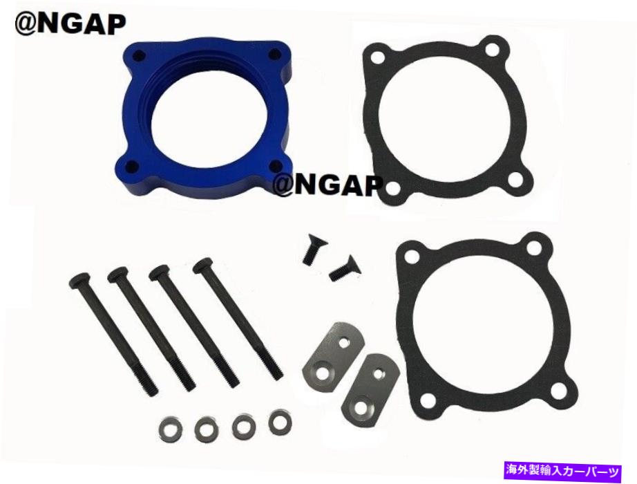 Throttle Body 05-19のブルースロットルボディスペーサー日産フロンティア4.0L＆05-15 Xterra 4.0L V6 Blue Throttle Body Spacer For 05-19 Nissan Frontier 4.0L & 05-15 Xterra 4.0L V6【並行輸入品】