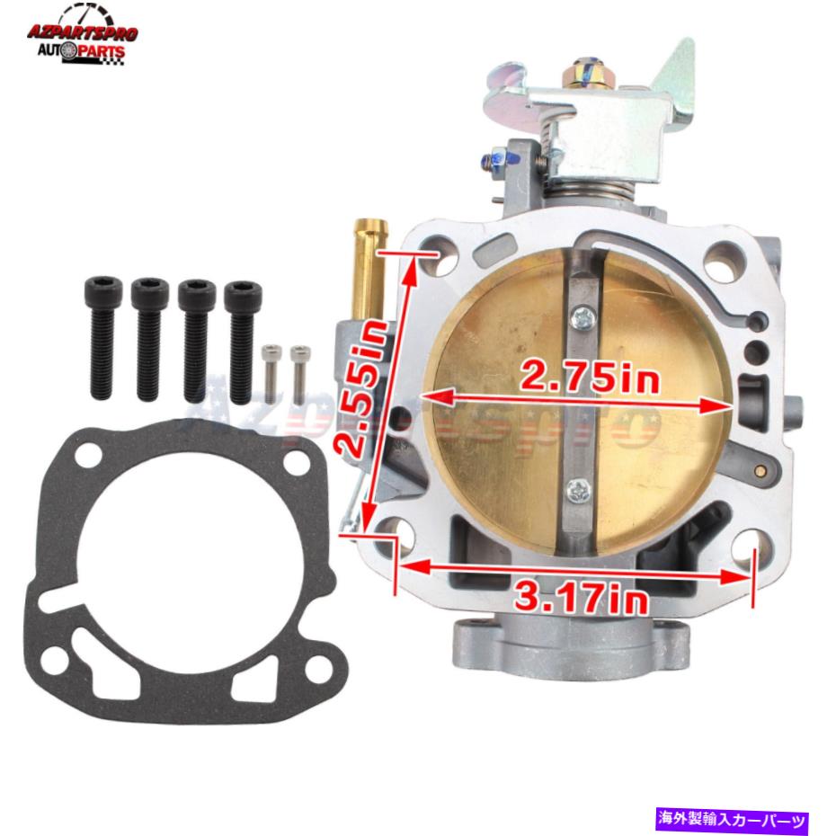 Throttle Body ホンダD15A2、B1、B2、B6、B7、B8、Z1用の新しいスロットルボディ70mmアルファシリーズ New Throttle Body 70mm Alpha Series For Honda D15A2, B1, B2, B6, B7, B8, Z1【並行輸入品】