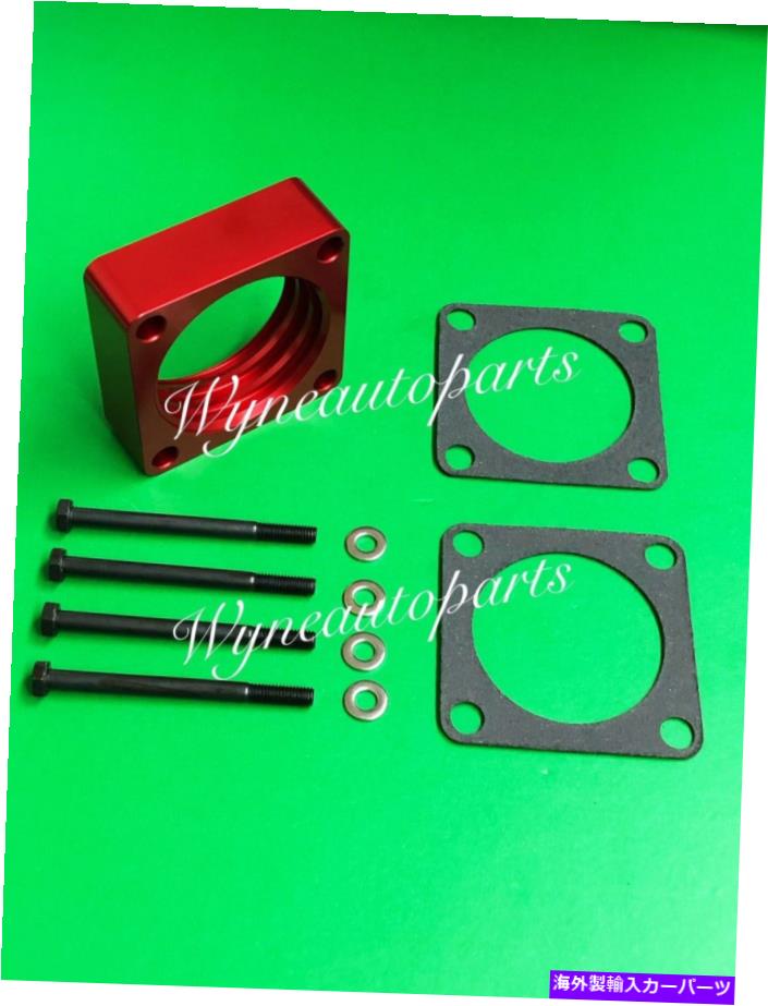 Throttle Body レッドフィット05-08トヨタカローラ、マトリックス1.8L 1zz /05-06バイブスロットルボディスペーサー Red fit 05-08 Toyota Corolla, Matrix 1.8L 1ZZ /05-06 Vibe Throtle Body Spacer【並行輸入品】