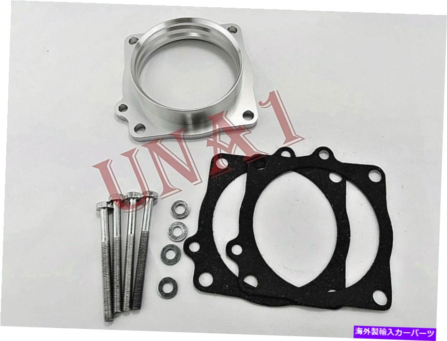 Throttle Body 04-08ダッジデュランゴのシルスロットルボディスペーサー、03-07 RAM 1500 2500 3500 5.7L Sil Throttle Body Spacer For 04-08 Dodge Durango, 03-07 Ram 1500 2500 3500 5.7L【並行輸入品】
