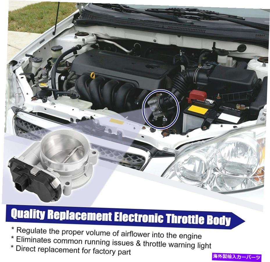 Throttle Body GMC Fのシボレー用に事前に組み立てられたTPSを備えた電子スロットルボディアセンブリ Electronic Throttle Body Assembly with TPS Pre-assembled for Chevrolet for GMC f【並行輸入品】