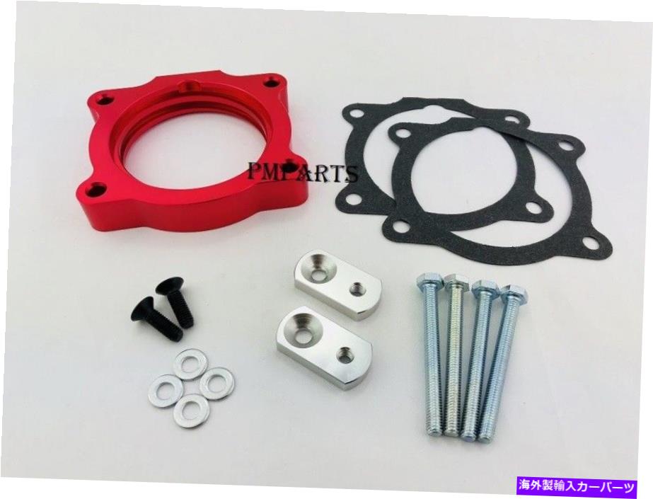 Throttle Body 04-09キャニオン2.8L 2.9L 06-07のレッドビレットスロットルボディスペーサーI-280 290 Red Billet Throttle Body Spacer For 04-09 Canyon 2.8L 2.9L 06-07 Isuzu i-280 290【並行輸入品】
