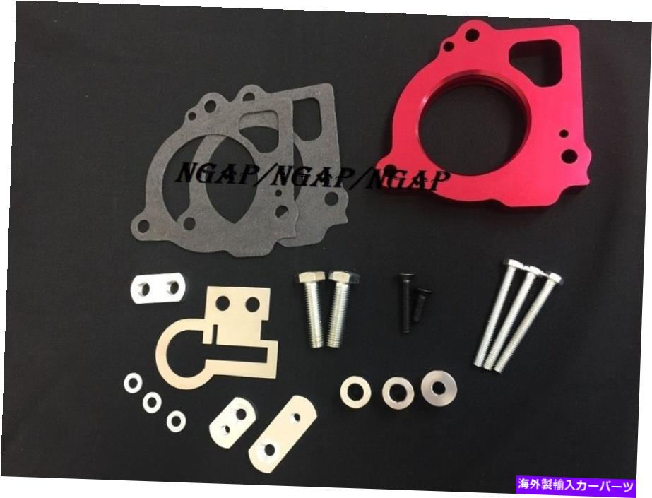 Throttle Body 03-07ダッジダコタデュランゴ4.7L＆三菱レイダーのレッドスロットルボディスペーサー Red Throttle Body Spacer For 03-07 Dodge Dakota Durango 4.7L & Mitsubishi Raider【並行輸入品】
