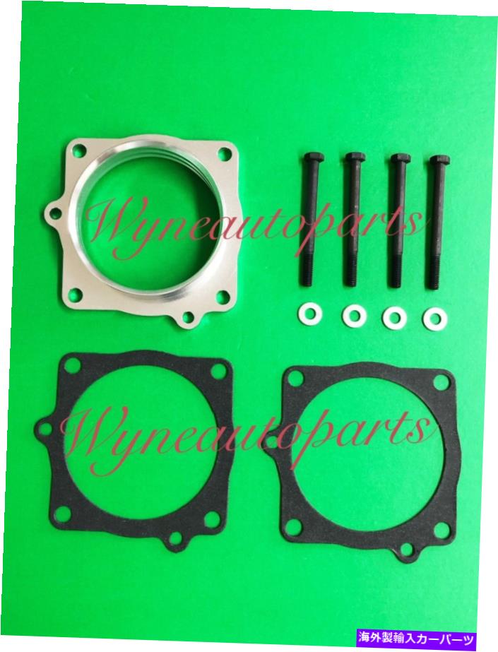 Throttle Body スロットルボディスペーサーフィット03-08ダッジラムデュランゴクライスラーアスペン5.7Lヘミ Throttle Body Spacer Fit 03-08 Dodge Ram Durango Chrysler Aspen 5.7L Hemi【並行輸入品】