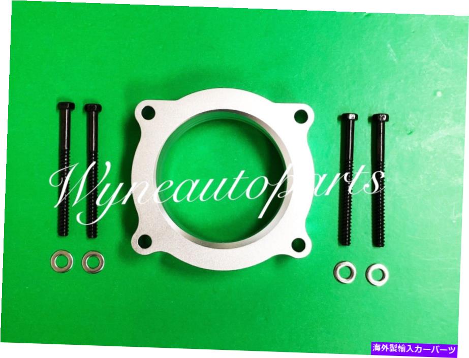 Throttle Body シルバースロットルボディスペーサーフィット06-10ダッジチャージャー/クライスラー300 2.7L 3.5L V6 SILVER Throttle Body Spacer fit 06-10 DODGE CHARGER/CHRYSLER 300 2.7L 3.5L V6【並行輸入品】